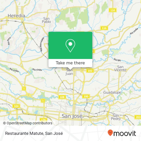 Restaurante Matute map