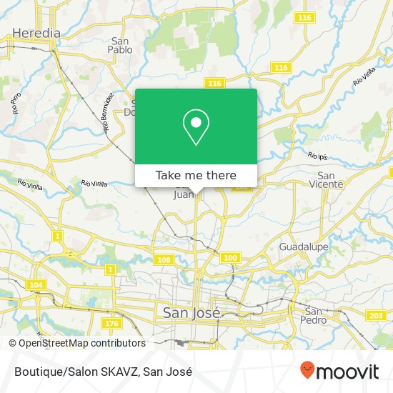 Boutique/Salon SKAVZ map