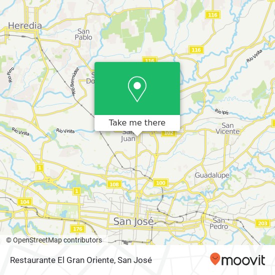 Restaurante El Gran Oriente map