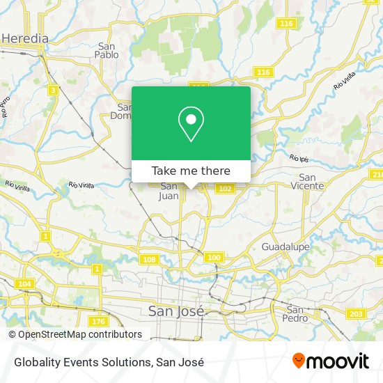 Globality Events Solutions map