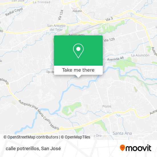 calle potrerillos map