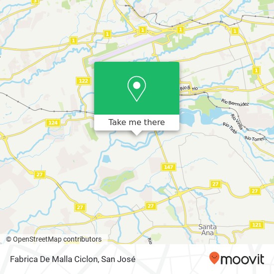 Fabrica De Malla Ciclon map