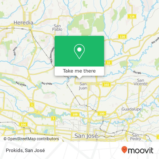 Prokids map