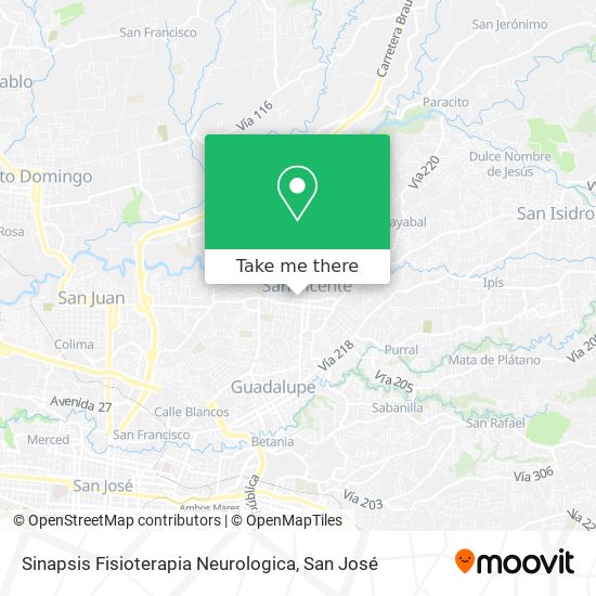 Sinapsis Fisioterapia Neurologica map