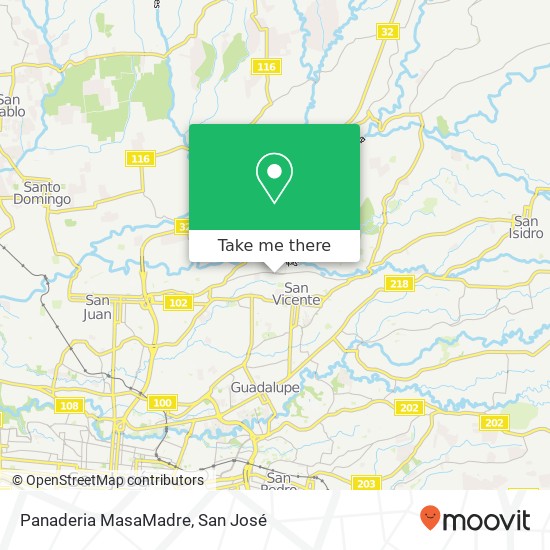 Panaderia MasaMadre map