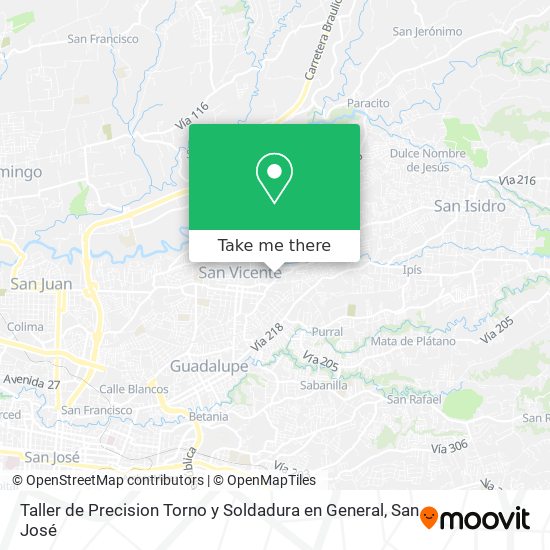 Taller de Precision Torno y Soldadura en General map
