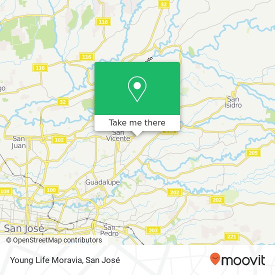Young Life Moravia map