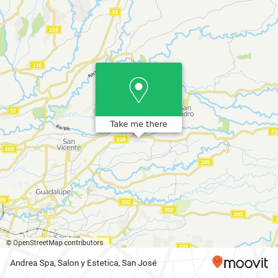 Andrea Spa, Salon y Estetica map
