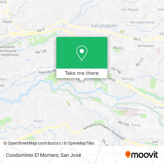 Condominio El Mortero map