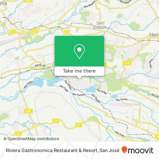 Riviera Gastronomica Restaurant & Resort map