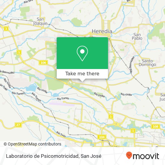 Laboratorio de Psicomotricidad map