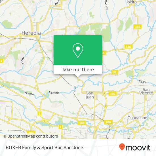 BOXER Family & Sport Bar map