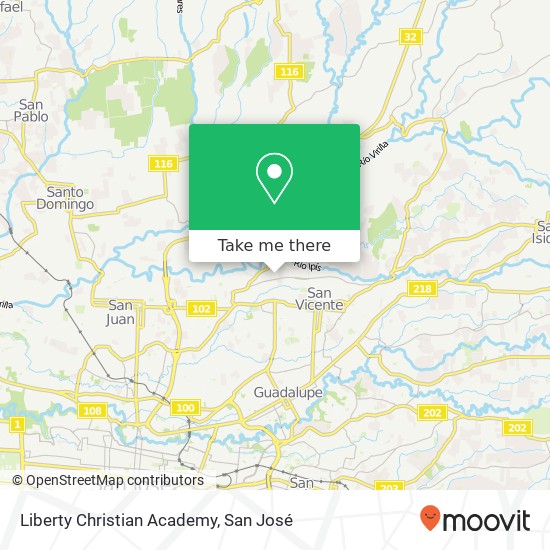 Mapa de Liberty Christian Academy