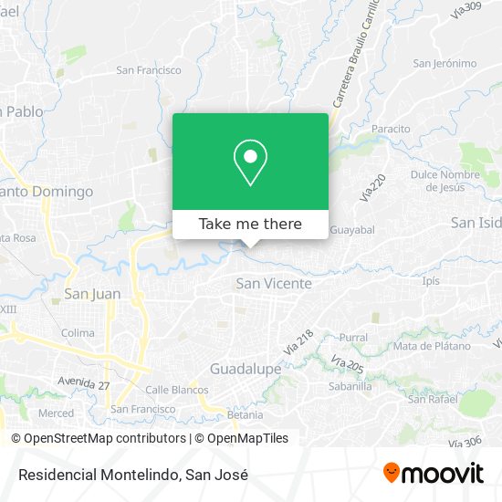 Residencial Montelindo map