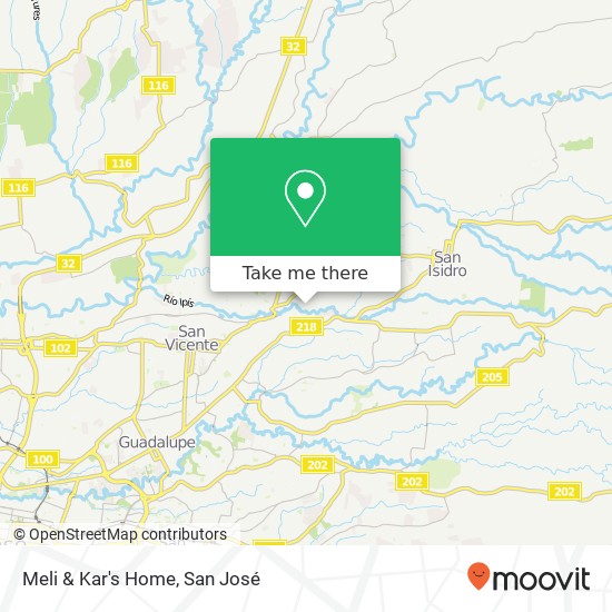 Meli & Kar's Home map