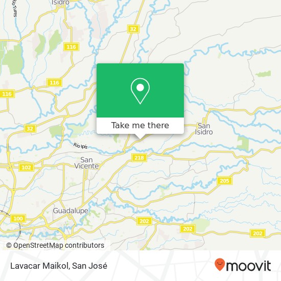 Lavacar Maikol map