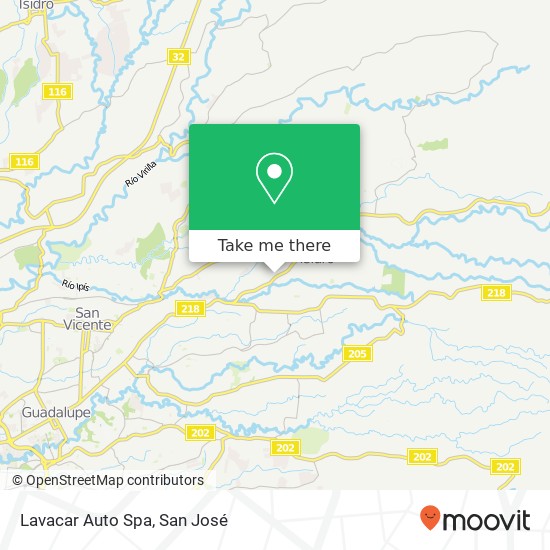 Lavacar Auto Spa map