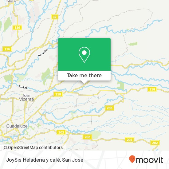 JoySis Heladeria y  café map