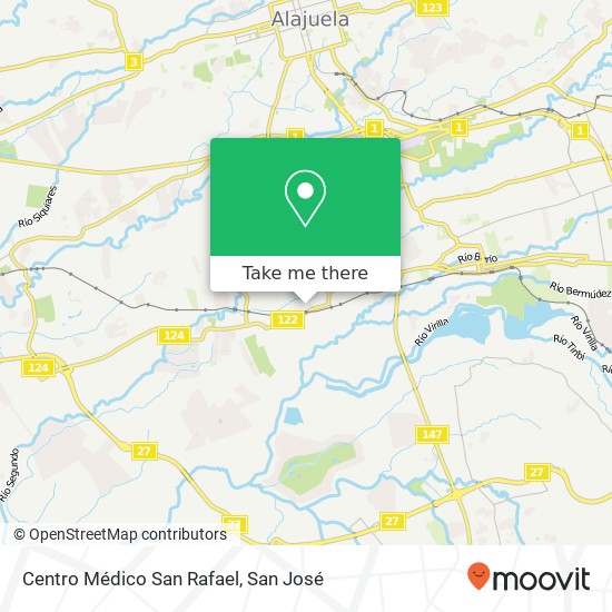 Centro Médico San Rafael map