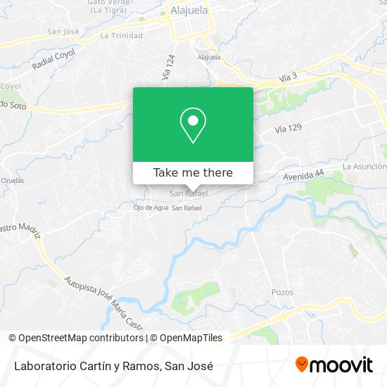 Laboratorio Cartín y Ramos map