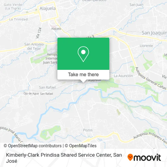 Kimberly-Clark Prindisa Shared Service Center map