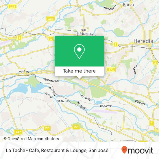 La Tache - Café, Restaurant & Lounge map