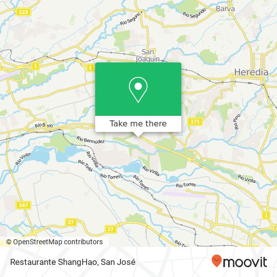 Restaurante ShangHao map