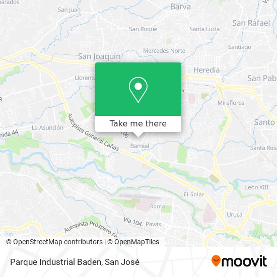 Parque Industrial Baden map