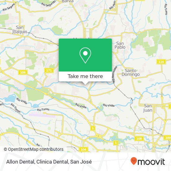 Allon Dental, Clinica Dental map