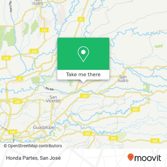 Honda Partes map