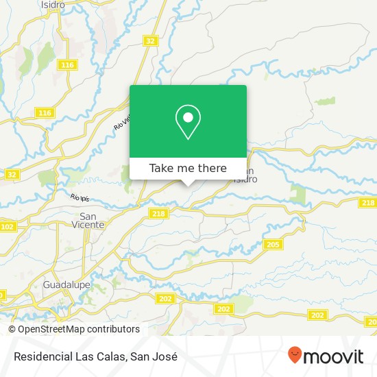 Residencial Las Calas map