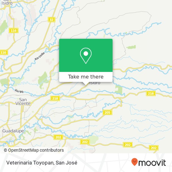 Veterinaria Toyopan map