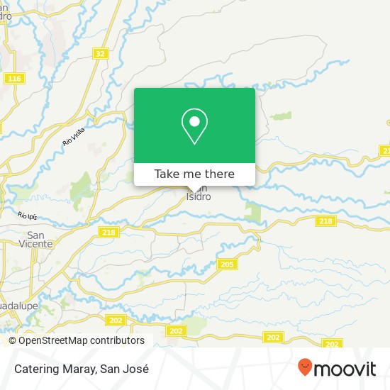 Catering Maray map