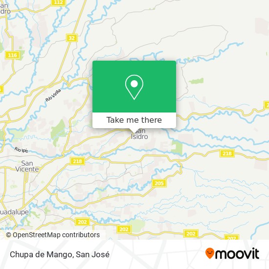 Chupa de Mango map