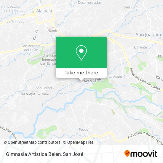 Gimnasia Artistica Belen map