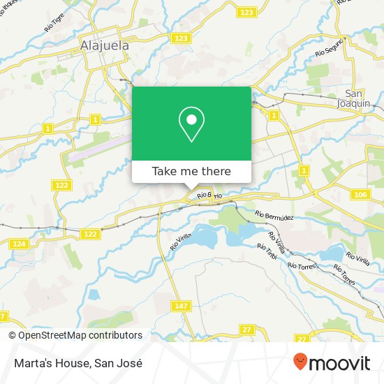 Marta's House map