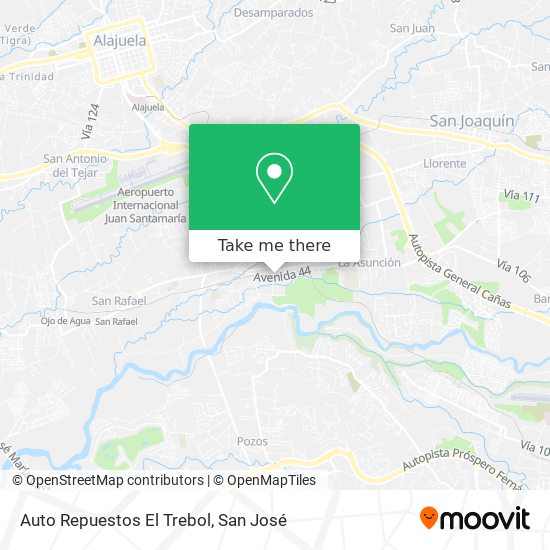 Auto Repuestos El Trebol map