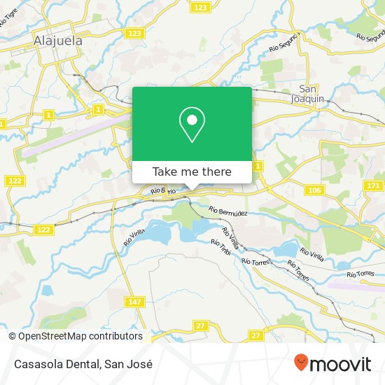 Mapa de Casasola Dental