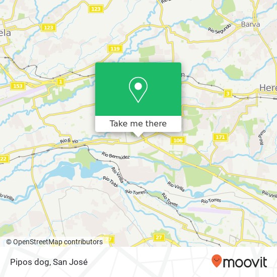 Pipos dog map