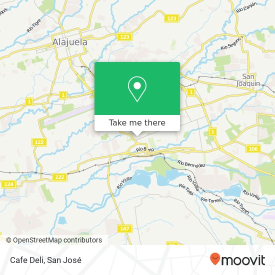 Cafe Deli map