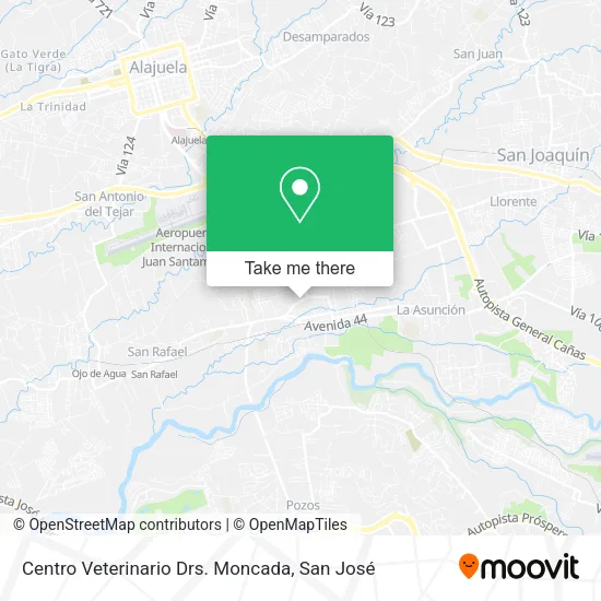 Centro Veterinario Drs. Moncada map