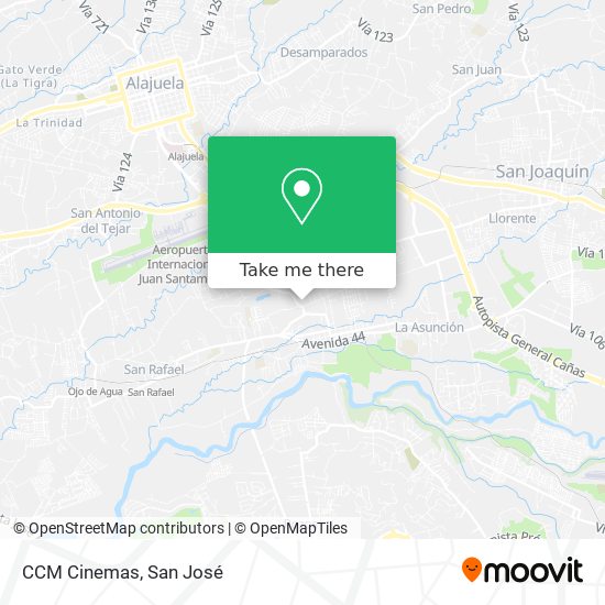 CCM Cinemas map