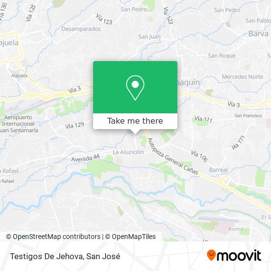 Mapa de Testigos De Jehova