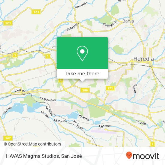 HAVAS Magma Studios map
