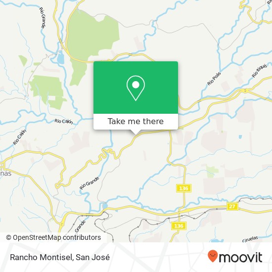 Rancho Montisel map