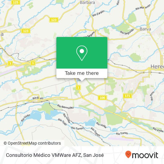 Consultorio Médico VMWare AFZ map