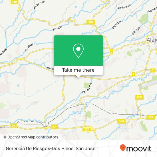 Gerencia De Riesgos-Dos Pinos map