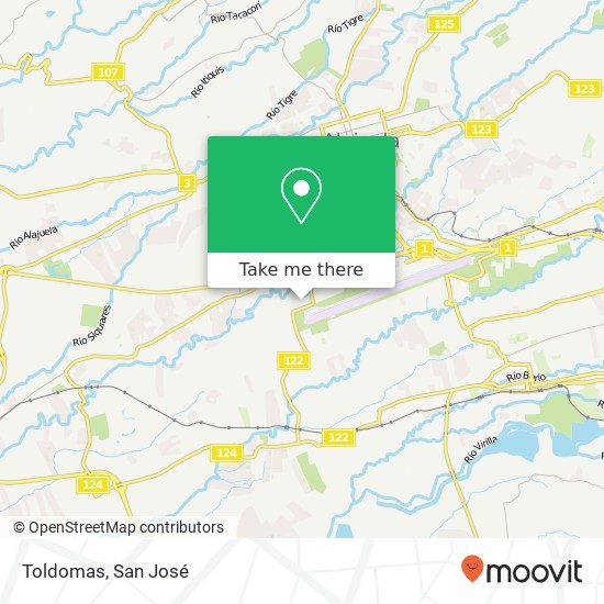 Toldomas map