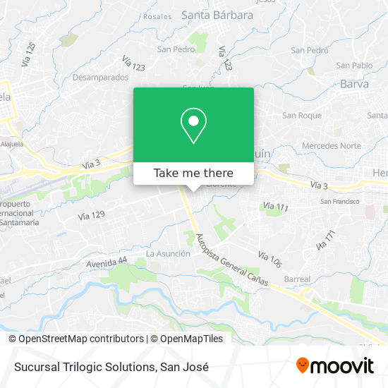 Mapa de Sucursal Trilogic Solutions