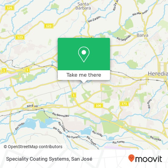 Speciality Coating Systems map